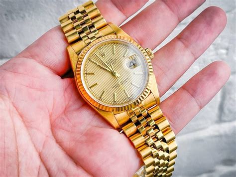 gold rolex datejust 16018|rolex datejust 1601 review.